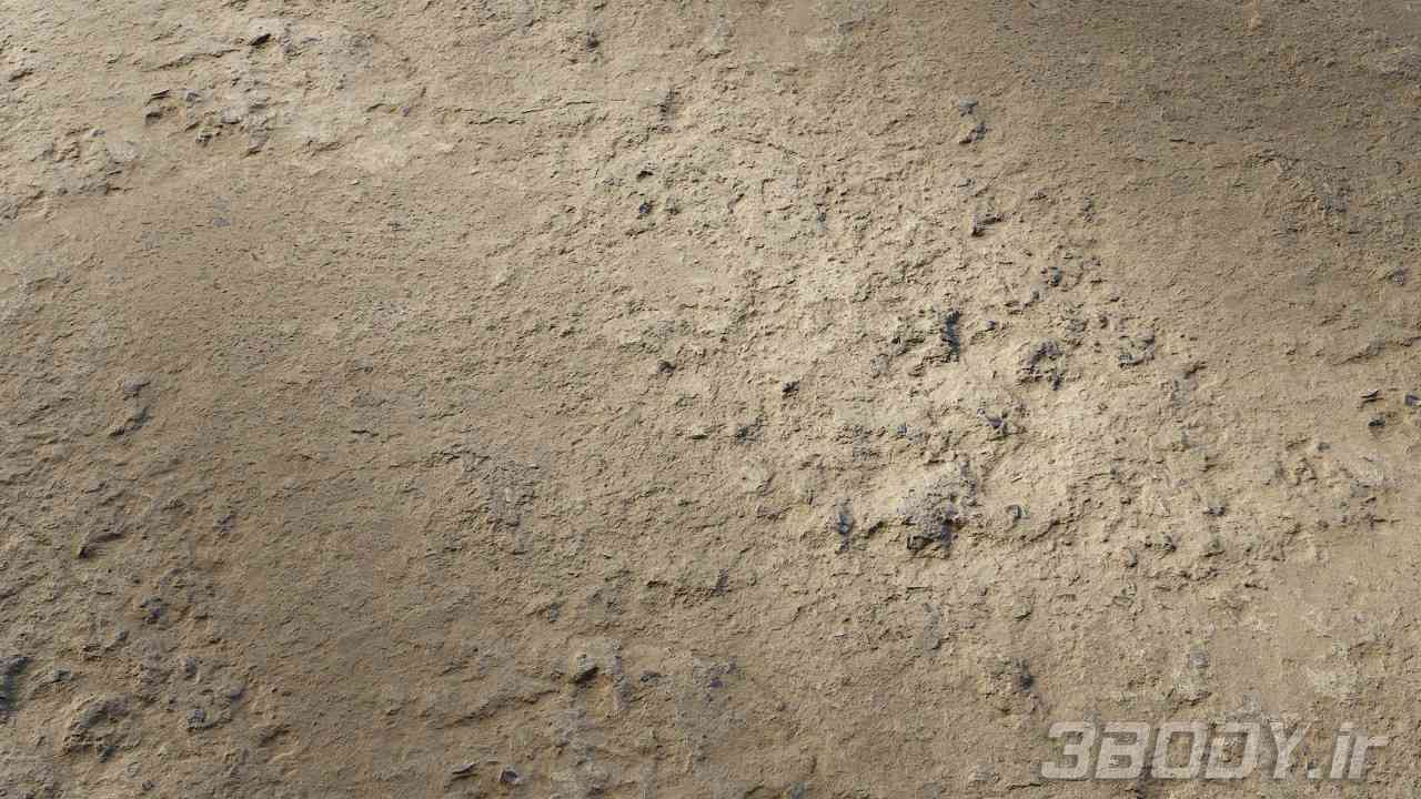 متریال بتن زبر rough concrete عکس 1